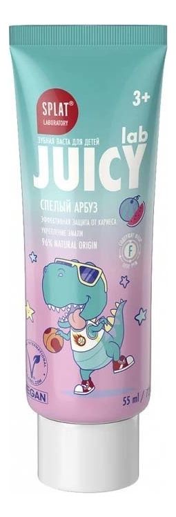 Детская зубная паста Juicy Lab 3+ 55мл (спелый арбуз) максим климов спелый август