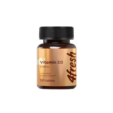 Витамин Д3 4Fresh/4Фреш таблетки 2000МЕ 120шт