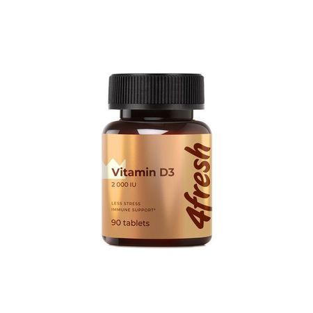 Витамин Д3 4Fresh/4Фреш таблетки 2000МЕ 90шт