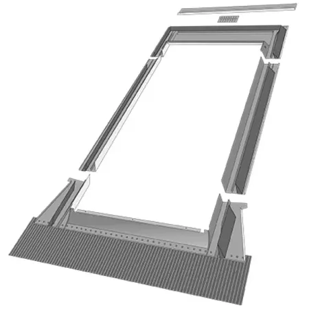 Оклад для окна Fakro EZV для FTP (CH) 55x98 см коричневый