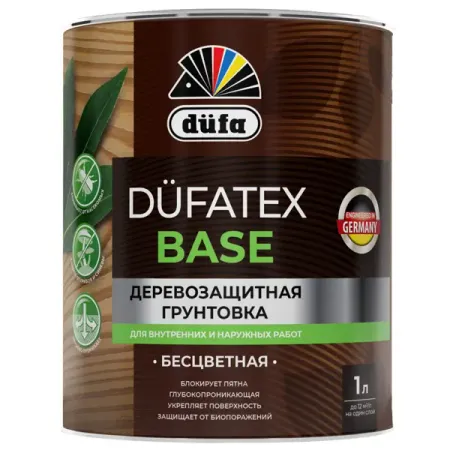 Грунтовка для древесины Dufa Tex Base 1 л грунтовка пигментированная для декоративных покрытий limpression sous couche 4 5л арт 150 478