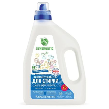 Гель для стирки Synergetic Universal 1,5 л