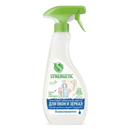 Средство чистящее для окон и зеркал Synergetic 500 мл сферических зеркал для телескопа vbnm d76