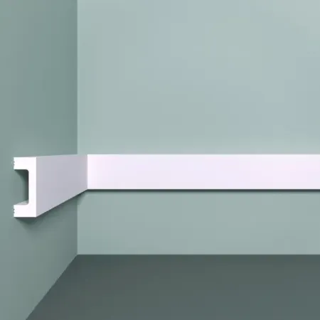 Молдинг потолочный полистирол ударопрочный Bello Deco XPS М 18 белый 15x40x2000 мм