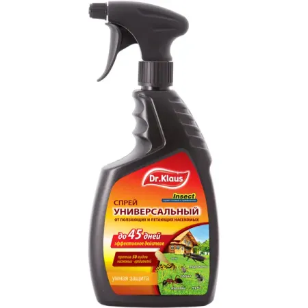Средство от летающих насекомых Dr.Klaus Универсальное спрей 750 мл панавир инлайт спрей наруж фл 40 мл
