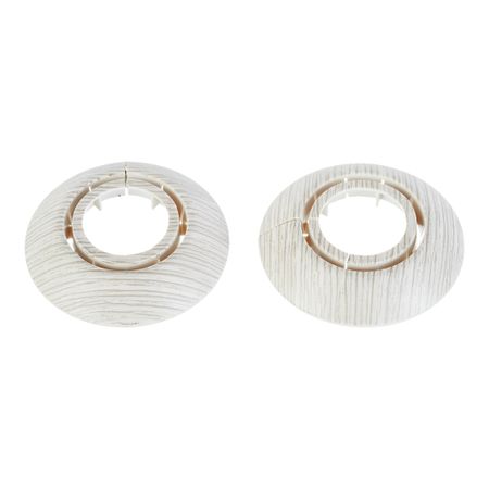 Обвод для труб ПВХ декоративный Идеал 25-34 мм клен серый (2 шт.)