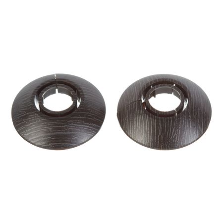 Обвод для труб ПВХ декоративный Идеал 16-22 мм венге темный (2 шт.)