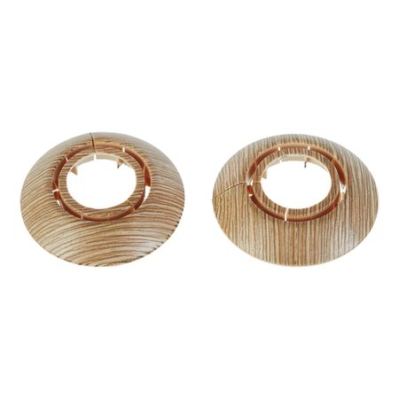 Обвод для труб ПВХ декоративный Идеал 25-34 мм дуб рустик (2 шт.) декорация actuel колокольчики металлические 36 см