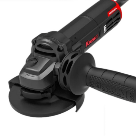Угловая шлифовальная машина бесщеточная KRESS KUS26, 1200Вт, 125мм, коробка