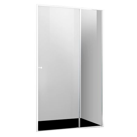 Душевая дверь WasserKraft Rhin 44S стекло прозрачное 120х200 см профиль белый 6 мм раздвижная (44S05)