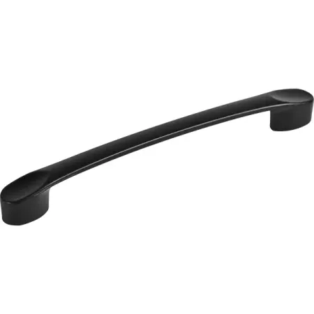 Мебельная ручка-скоба L4.029 черная 128 мм