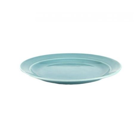 Тарелка мелкая Башкирский Фарфор Принц голубая 22 см