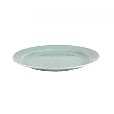 Тарелка мелкая Башкирский Фарфор Принц светло-голубая 20 см