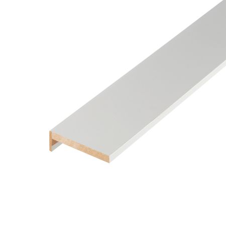 Наличник телескопический Linea 8 70х8х2200 мм ПВХ эмалит серый прямой (1 шт.)