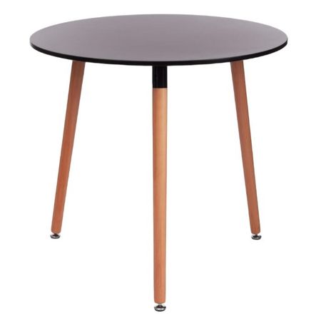 Стол кухонный круглый d0,8 м черный Mars (15187) сша в 2018 году круглый стол совета молодых ученых искран