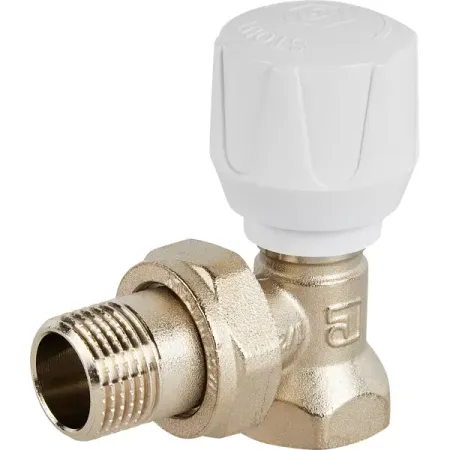 Клапан для радиатора угловой Stout 1/2