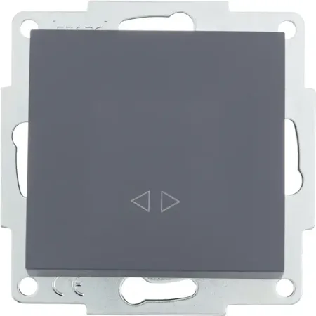 Выключатель промежуточный встраиваемый Lezard Vesna 742-3488-107 1 клавиша цвет графит