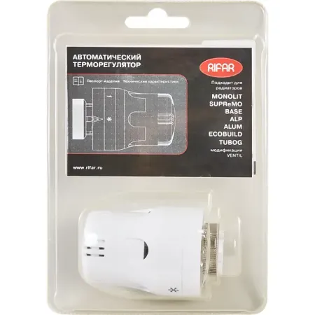 Термостатическая головка жидкостная Rifar M30x1.5 белая ocim поворотная головка tig для сварки