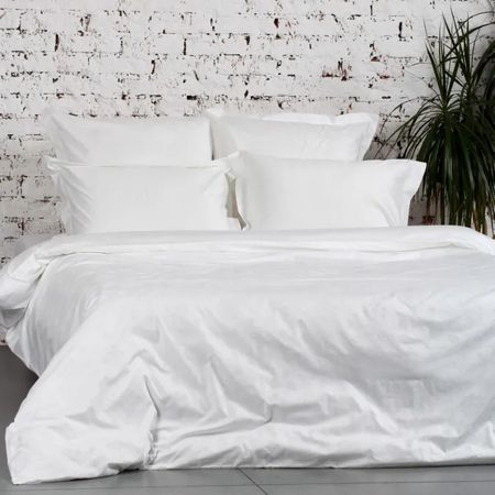 Комплект постельного белья Mona Liza Royal белый Евро (5439/05) комплект постельного белья sofi de marko флер 3 белый с серым евро