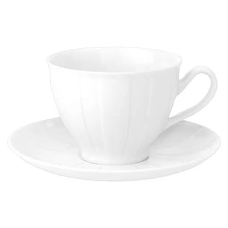 Чашка с блюдцем Cmielow Oktawa без декора 250 мл