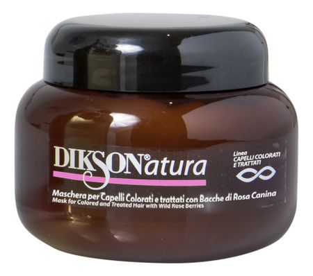 Маска для волос с экстрактом красного шиповника Natura Mask For Colored & Treated Hair With Wild Rose Berries 250мл