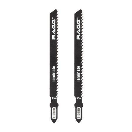 Пилки для лобзика Rage by Vira T101BR (552033) по дереву L75 мм чистый рез (2 шт.)