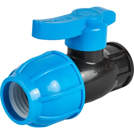 Кран шаровой прямой ТПК-Аква DN32 PN16 1 1/4