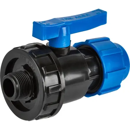 Кран шаровой прямой ТПК-Аква DN25 PN16 1