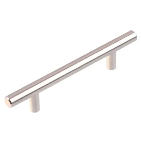 Мебельная ручка-рейлинг никель 96 мм