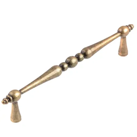 Мебельная ручка-скоба бронза 128 мм