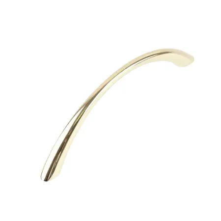 Мебельная ручка-скоба золото 96 мм