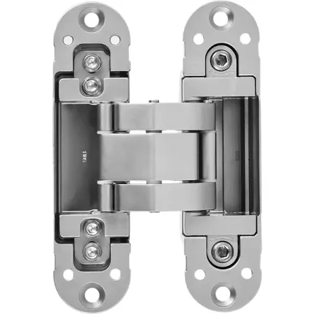 Петля дверная скрытая 120x30x30 мм ЦАМ цвет серебро 1 шт.