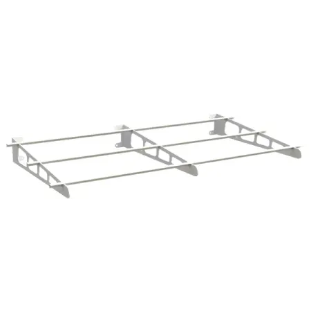 Каркас козырька К-3/5 1500x810 мм букле белый кронштейны для полок kak из углеродистой стали 4 шт