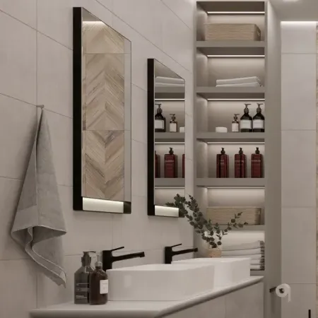 Плитка настенная Керамин Студио 60x30 см 1.98 м² матовая цвет серый бетон настенная розетка с двумя usb портами