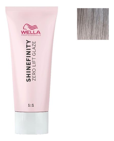 Гель-крем краска для тонирования и блеска без осветления Shinefinity Zero Color Glaze 60мл: 07/12 Прохладный гриб