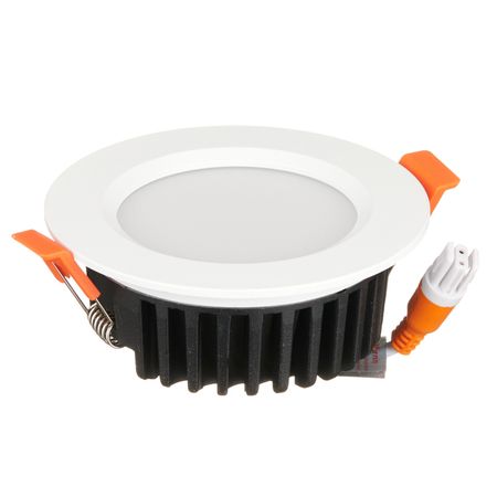 Светильник встраиваемый светодиодный белый 10 Вт 3000К IP44 Novotech Spot (357600)