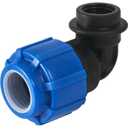 Отвод 90° Политэк 1/2