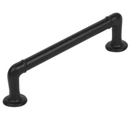 Мебельная ручка-скоба 237 матовый черный 96 мм