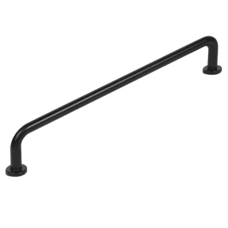 Мебельная ручка-скоба 296 матовый черный 160 мм