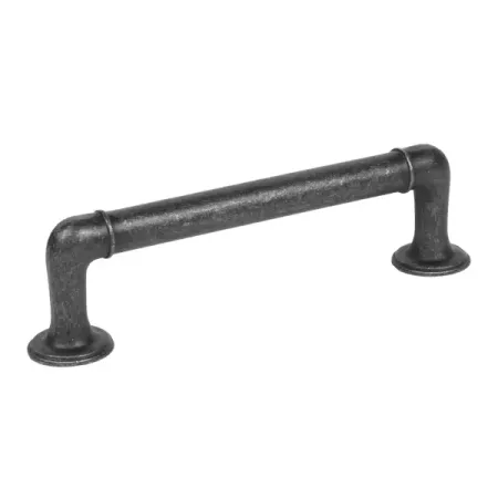 Мебельная ручка-скоба 237 античное серебро 96 мм