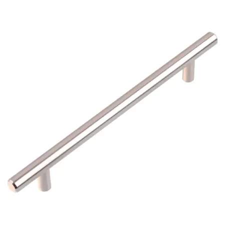 Мебельная ручка-рейлинг никель 160 мм