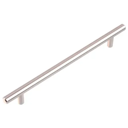 Мебельная ручка-рейлинг никель 192 мм