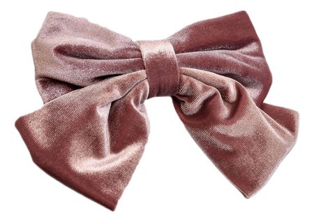 Заколка для волос Бархатный бант: Розовый AS 1004 бархатный для фортепиано