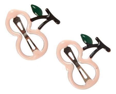 Набор заколок для волос Вишенки 2шт: Розовый AS 1064 объектив сканирования lskcsh f theta 1064 нм для лазерной маркировки