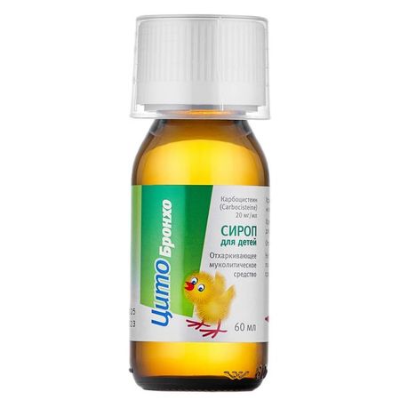 Цитобронхо с мерным стаканчиком сироп 20мг/мл 60мл