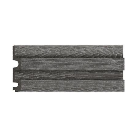 Панель декоративная из экополимера 122х2900х21 мм Decomaster D302-86-10 серая 0,354 кв.м