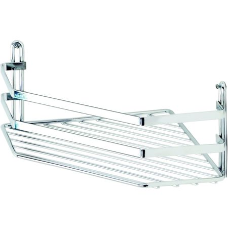 Полка угловая Teknotel 1 ярус хром