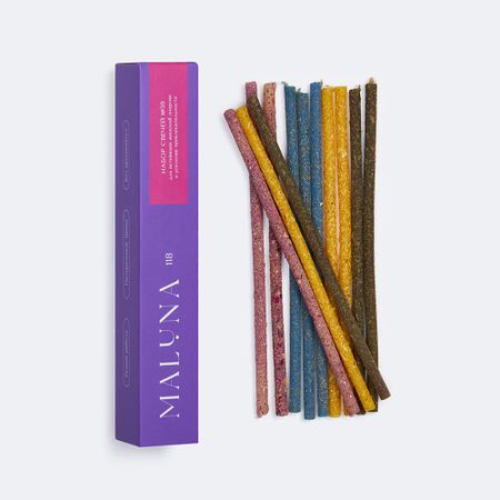 Набор магических свечей MALUNA №39 для активации женской энергии 12 шт