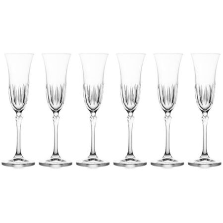 Набор бокалов для шампанского Lareine Gemma Point 150 мл 6 шт