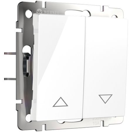 Кнопка управления жалюзи Werkel встраиваемая белая (a051132) основы методологии и автоматизации управления городскими строительными программами